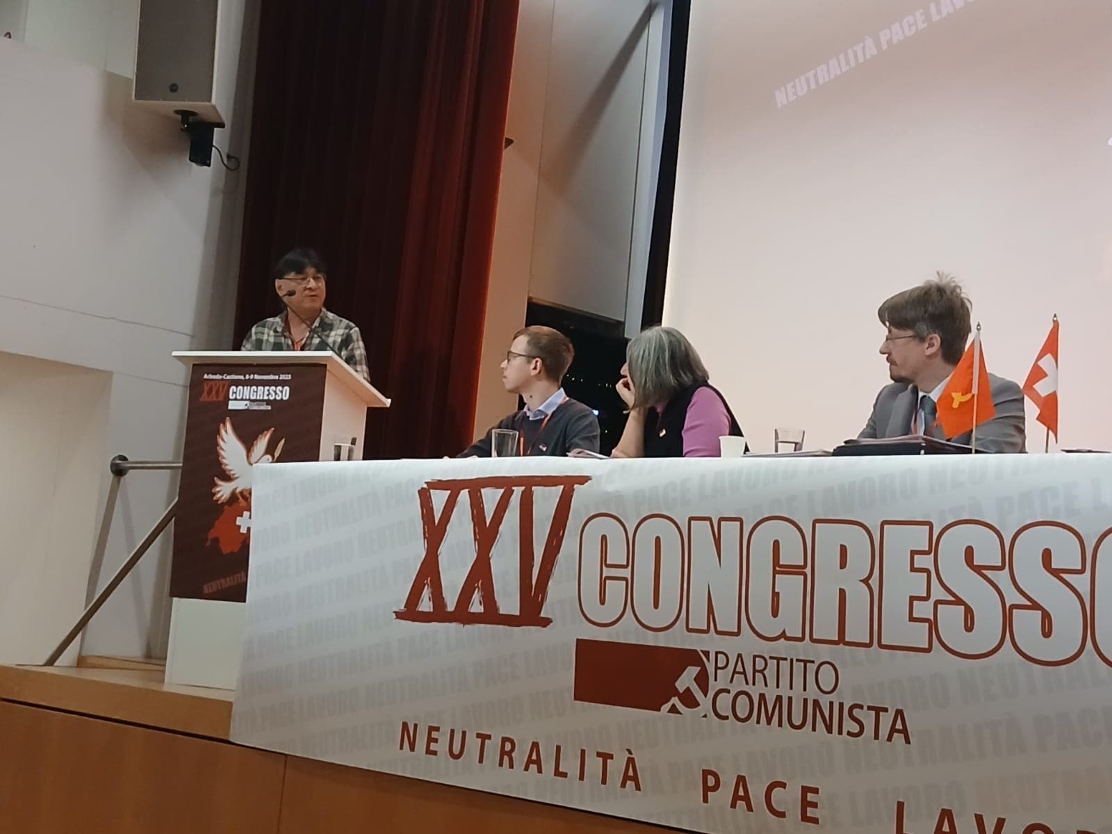 Morena Invitada al XXV Congreso del Partido Comunistas Suizo